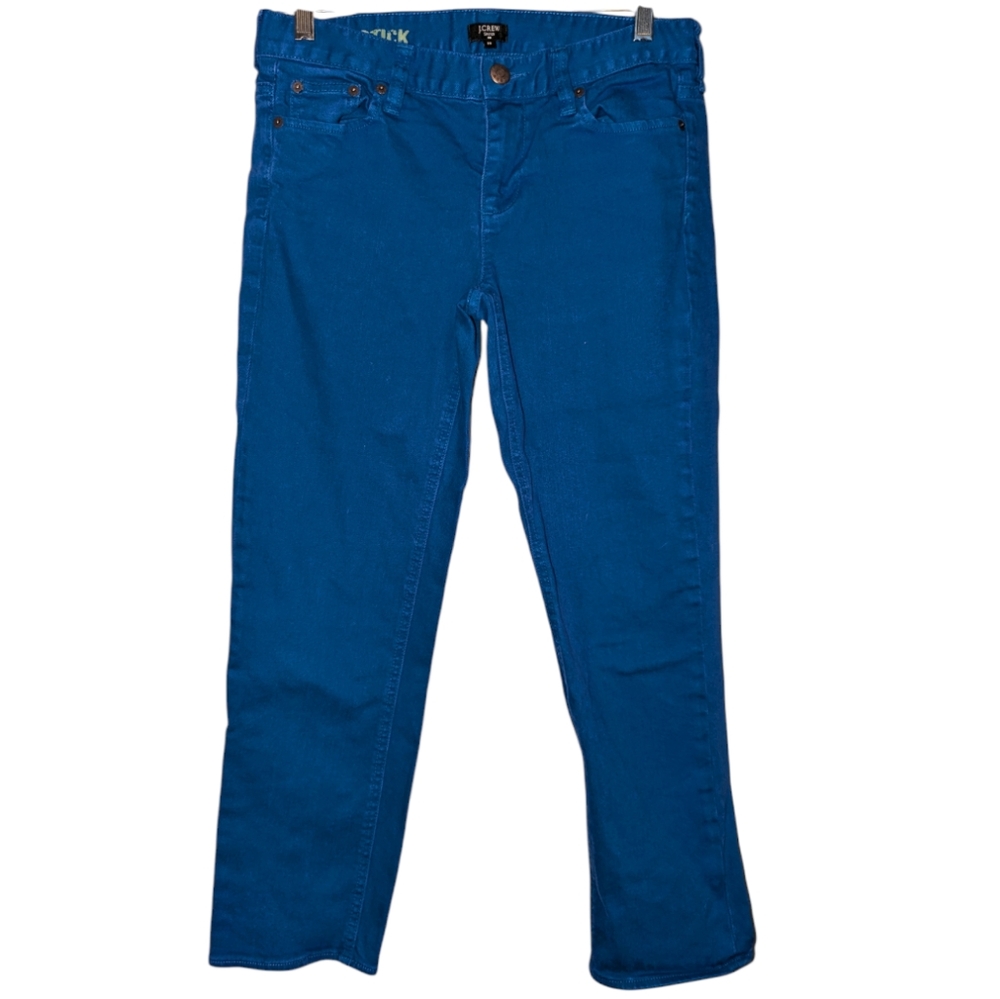 J Crew Matchstick cropped jeans, size 29, royal blue
